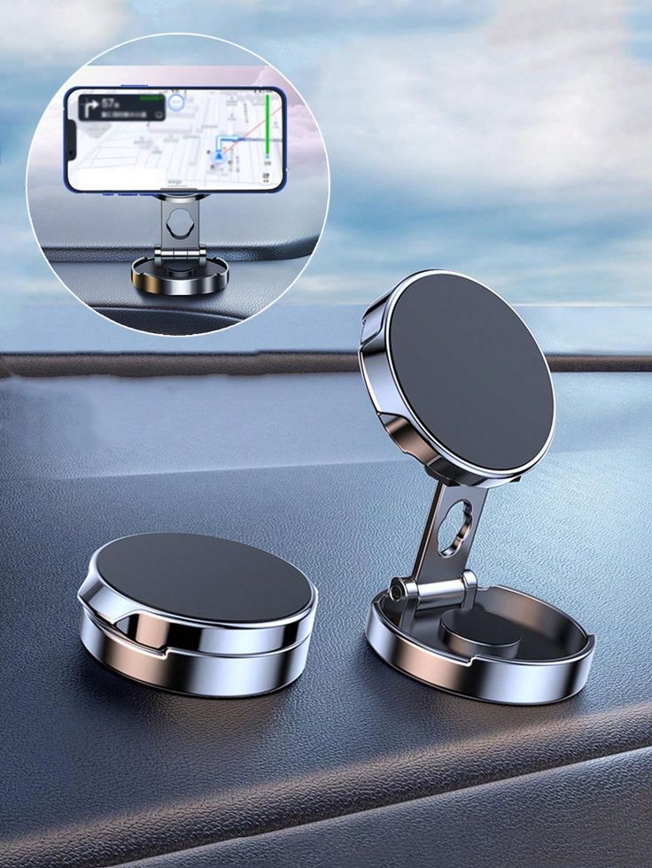 Magnetic 360 Degree Vacuum Suction Cup GPS Stand Mobile Phone Holder