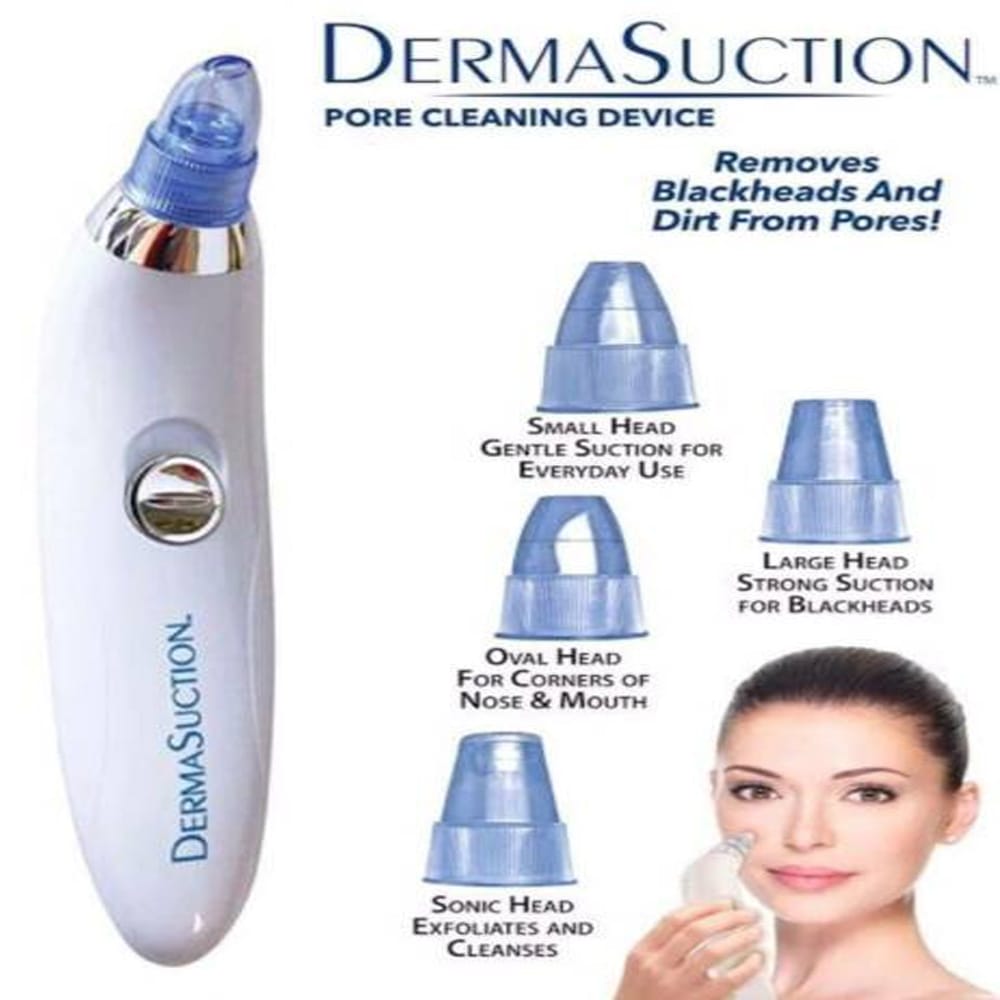 Derma Suction Blackhead Remover Vacuum Suck The Yuck Out Of Your Pores (cell Operated) - the makoza hub