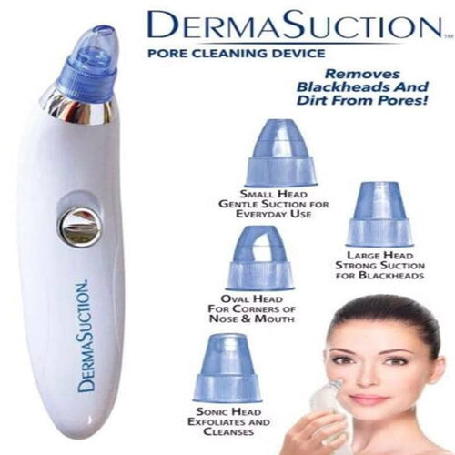Derma Suction Blackhead Remover Vacuum Suck The Yuck Out Of Your Pores (cell Operated) - the makoza hub