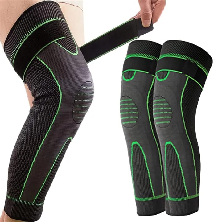 Premium Knee Support Sleeve With Strap – Pain Relief & Performance Boost - the makoza hub