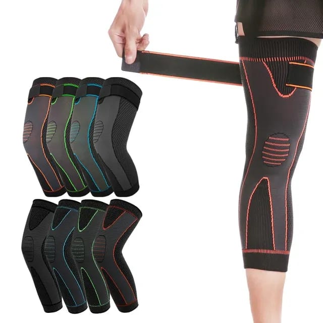Premium Knee Support Sleeve With Strap – Pain Relief & Performance Boost - the makoza hub